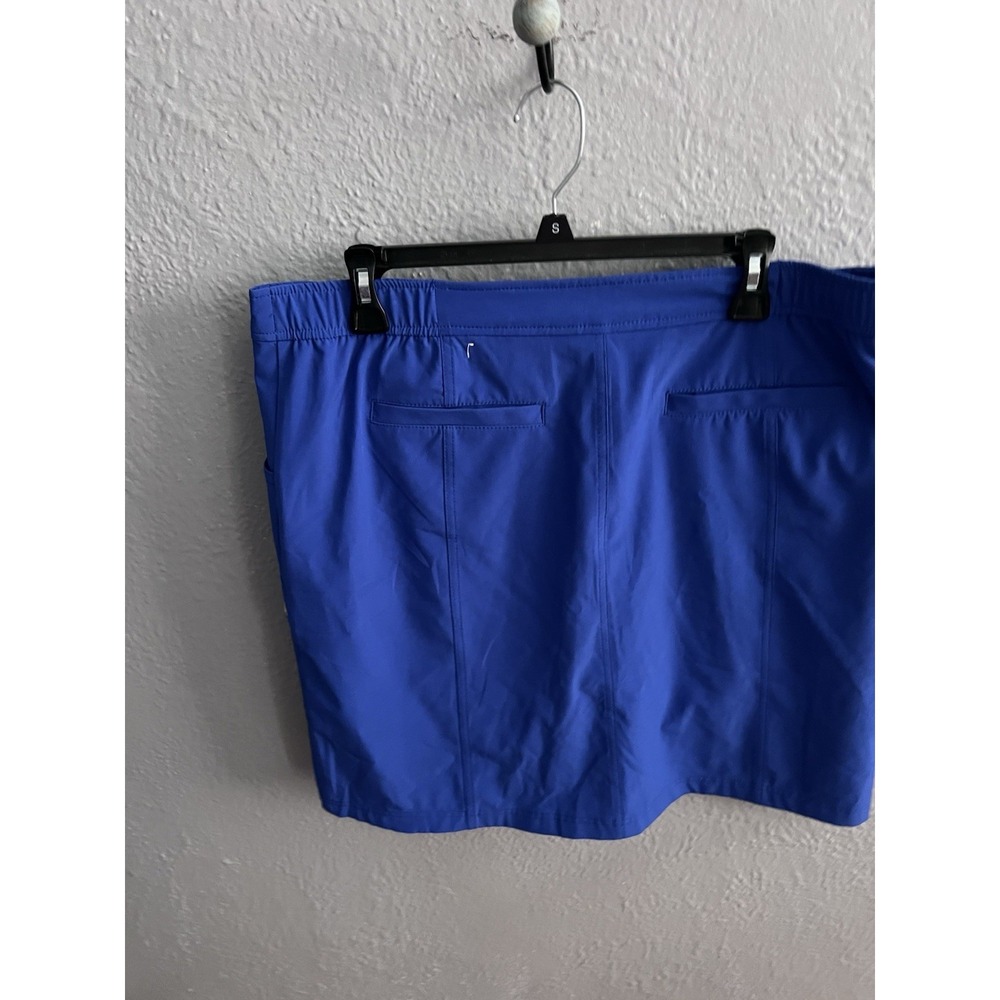 Zenergy By Chics Skorts Blue Womens Size 2 Pockets - Picture 3 of 6